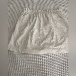 Lilly Pulitzer White Lace Elastic Skirt with pockets